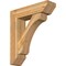 Ekena Millwork Legacy Slat Rough Sawn Bracket w/ Offset Brace, Western Red Cedar, 8"W x 30"D x 34"H BKT0806X30X34LEC06RWR - alternate 1